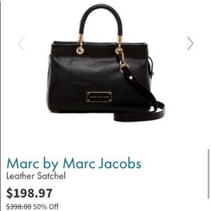 Marc by Marc Jacobs carry dual cross body/satchel